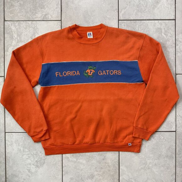 Vintage 80s Florida Gators Russell Crew Neck Sweater Adult Size XL Made in USA - Picture 8 of 8